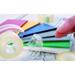 Topwrite Ragasztószalag 18 mm x 25 m 5 Darabos Készlet Adagolóval