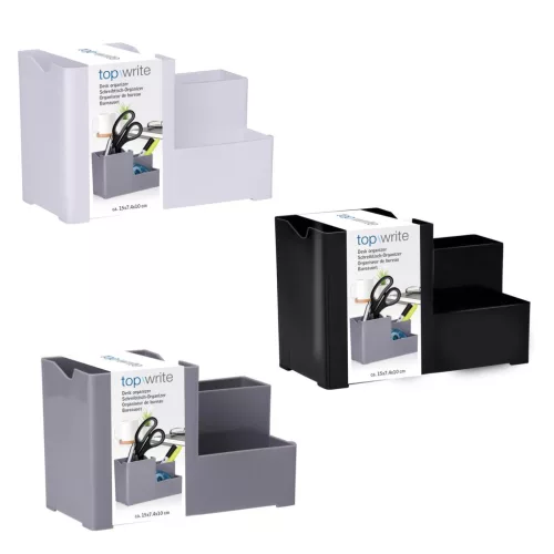 Topwrite Asztali Írószertartó 15x7x10 cm Négyzetes Vegyes Színek