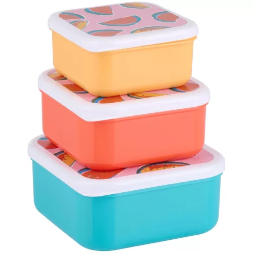 Alpina Uzsonnás Doboz Szett 3 Darabos Gyümölök