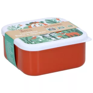 Uzsonnás Doboz Szett 3 Darabos Szafari