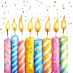 Ti-Flair Szalvéta 33 x 33 cm 3 Rétegű 20 Lap/Csomag Bougies de Fête