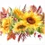 Ti-Flair Szalvéta 33 x 33 cm 3 Rétegű 20 Lap/Csomag Girasoli Autunnali