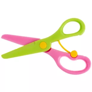 Fandy Iskolai Olló 13,5 cm Műanyag Penge Vegyes Színekben