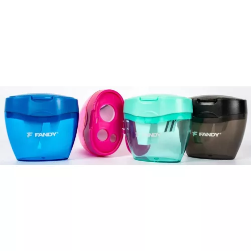 Fandy Tartályos Hegyező Fedeles Háromlyukú Vegyes Színekben