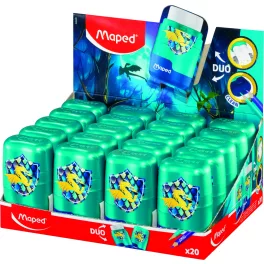   Maped Hegyező Kétlyukú Tartályos Radírral Dragon Connect