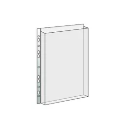   Genotherm Lefűzhető Tasak Jumbo A/4 XXL 180 mikron 20 mm 10 Darab/Csomag Víztiszta