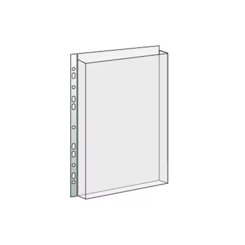 Genotherm Lefűzhető Tasak Jumbo A/4 XXL 180 mikron 20 mm 10 Darab/Csomag Víztiszta