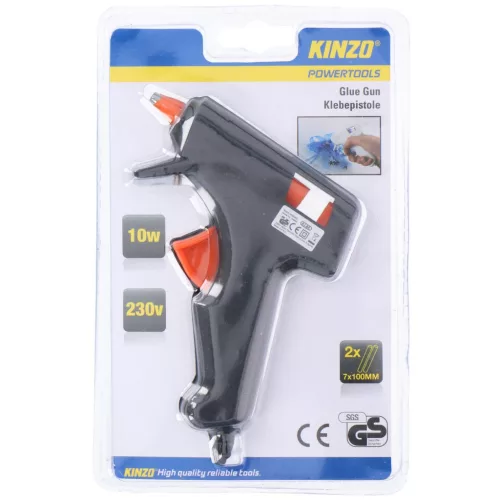 Kinzo Ragasztópisztoly 10 Watt 7 mm 2 Darab Ragasztó Stick-el