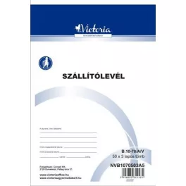 Victoria B. 10-70 szállitólevél 50x3 A/5