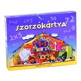 Kvíz Kártyajáték Szorzókártya 504093