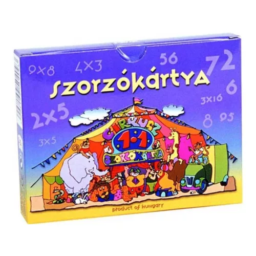 Kvíz Kártyajáték Szorzókártya 504093
