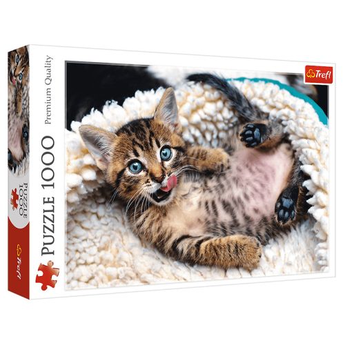 Trefl Puzzle Vidám Cica 1000 Darabos