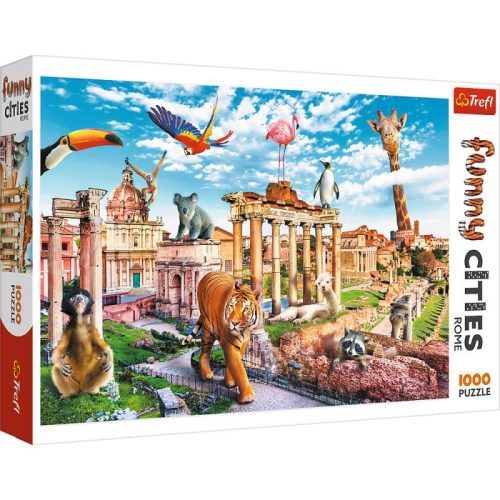 Trefl Puzzle Funny Cities 1000 darabos