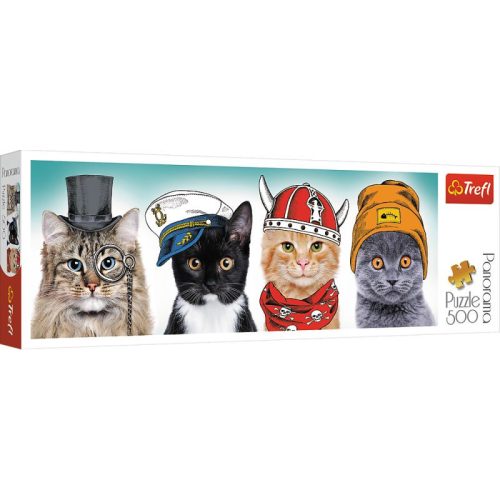 Trefl Puzzle Panoráma Bolyhos Csapat 500 Darabos