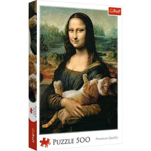 Trefl Puzzle Mona Lisa És Doromboló Cicája 500 Darabos