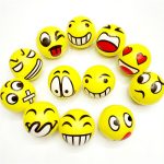Play WITH Fun Stresszlabda 6,3 Cm Sárga Vegyes Emoji Minta Rugalmas