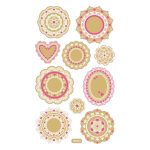 Stick Art Matrica Kraft Mandala Minta Pink Csillámos Dekor 10x16 cm 2 ív/bliszter