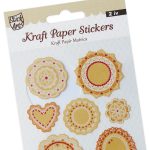 Stick Art Matrica Kraft Mandala Minta Pink Csillámos Dekor 10x16 cm 2 ív/bliszter