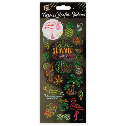Stick Art Matrica Neon Summer Party Minta 10x23 cm