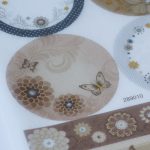 Stick Art Washi Tape Rizspapír Matrica Pillangó és Virág Minta 2 ív/bliszter