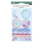 Stick Art Washi Tape Rizspapír Matrica Színes Pillangóminta 2 ív/bliszter