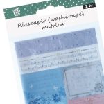 Stick Art Washi Tape Rizspapír Matrica Vignetta Minta 2 ív/bliszter