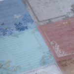 Stick Art Washi Tape Rizspapír Matrica Vignetta Minta 2 ív/bliszter