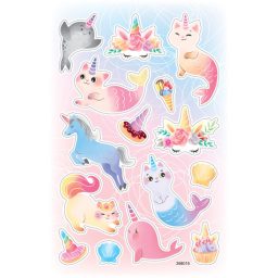 Papír 3D Uni Animals Minta 11x17 cm