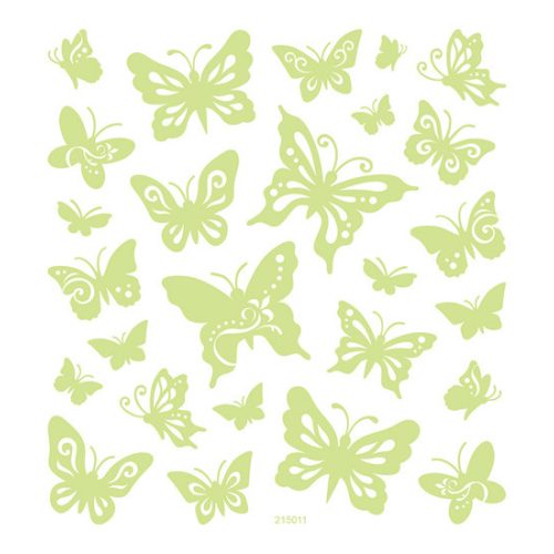 Stick Art Matrica Világító Butterflies 15x17 cm