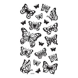 Butterflies Minta 9x15 cm 3 Ív Fólia 1 Ív Matrica