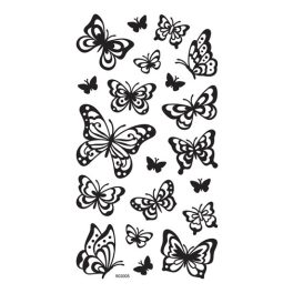   Stick Art Matrica Butterflies Minta 9x15 cm 3 Ív Fólia 1 Ív Matrica