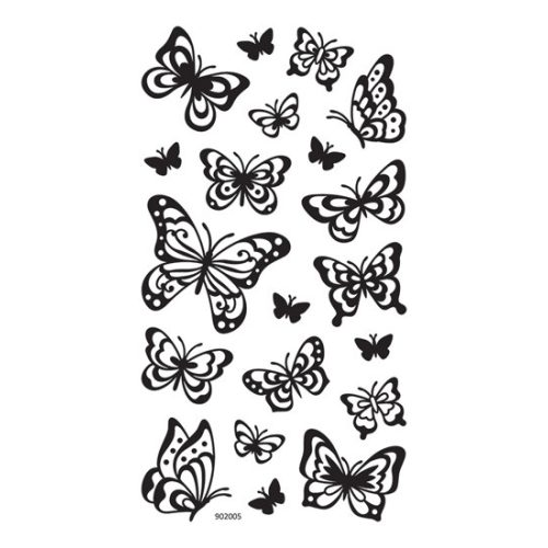 Stick Art Matrica Butterflies Minta 9x15 cm 3 Ív Fólia 1 Ív Matrica
