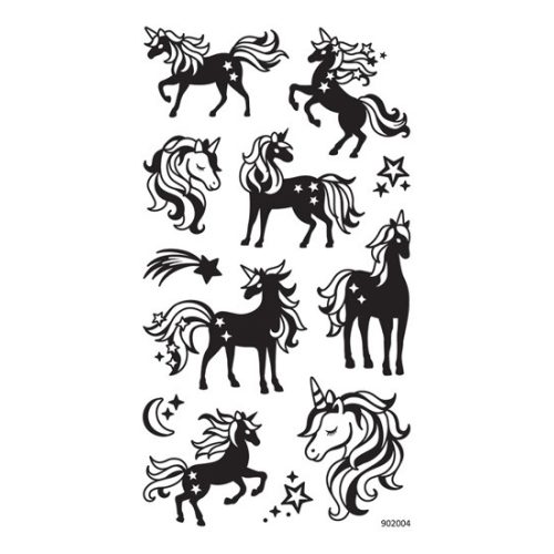 Stick Art Matrica Unikornis 9x15 cm 3 Ív Fólia 1 Ív Matrica