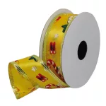 Szalag dekor kar 25mmx2,7m drótos organza kar minta