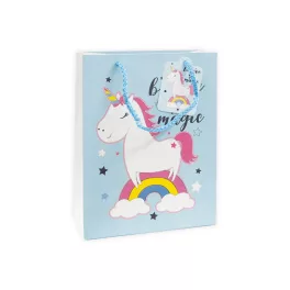 NiftyGift Dísztasak 32x26x13 cm Unikornis Minta Vegyesen