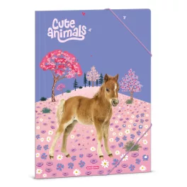 Ars Una Gumis Mappa A/4 Cute Animals-Horse (5526) 26
