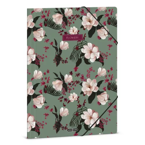 Ars Una Gumis Mappa A/4 Flowery Green (5535) 26