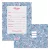 Ars Una Partimeghívó Borítékkal 10 Darab/Csomag Pearl Blossom Blue (5376) 24