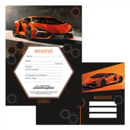   Ars Una Partimeghívó Borítékkal 10 Darab/Csomag Lamborghini (5446) 25