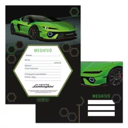   Ars Una Partimeghívó Borítékkal 10 Darab/Csomag Lamborghini (5522) 26