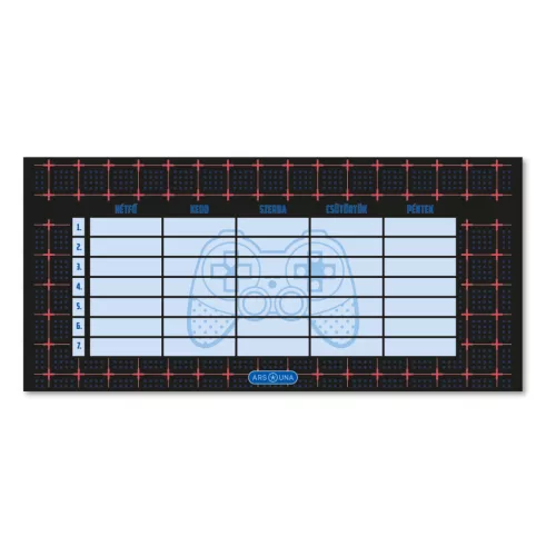 Ars Una Órarend Egylapos Gamers Hud (5525) 26