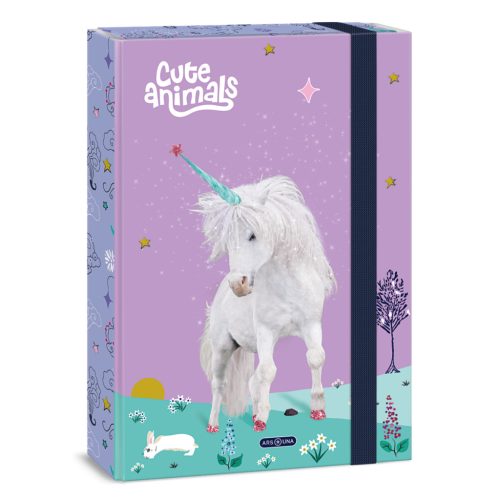 Ars Una Füzetbox A/4 Cute Animals Unicorn (5448) 25