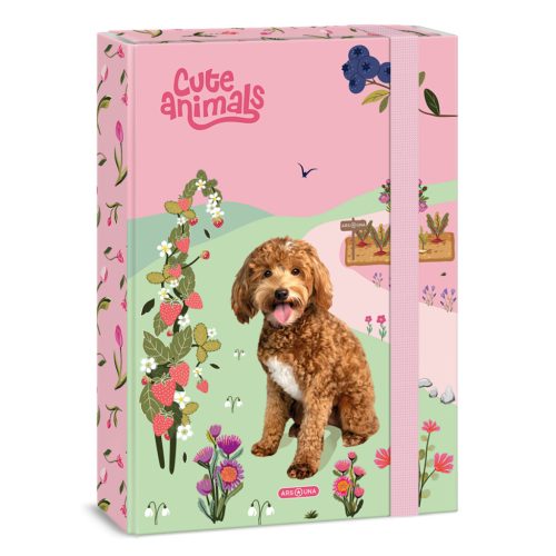 Ars Una Füzetbox A/4 Cute Animals Doggie (5458) 25