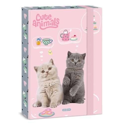 Ars Una Füzetbox A/4 Cute Animals-Tea Party (5532) 26