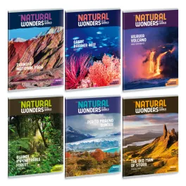   Ars Una Füzet A/4 Extra Kapcsos Füzet Vonalas Natural Wonders 5102