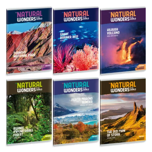 Ars Una Füzet A/4 Extra Kapcsos Füzet Vonalas Natural Wonders 5102