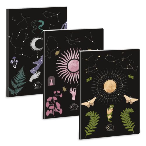 Ars Una Füzet A/4 Extra Kapcsos Vonalas Mystic Constellation (5423) 24