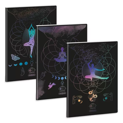 Ars Una Extra Kapcsos Füzet A/4 Vonalas Mystic Constellation (5491) 25