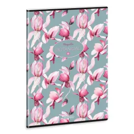   Ars Una A/4 Extra Kapcsos Füzet-Négyzethálós Rosy Magnolia (5252) 23