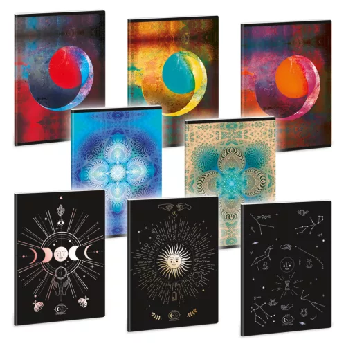 Ars Una Extra Kapcsos Füzet A/5 Sima Mystic Constellation (5191) 22
